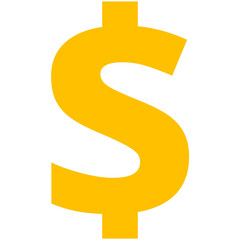 Naklejka premium yellow money symbol