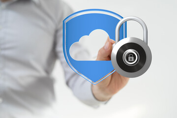 Protecting your cloud data with robust security measures.  Ensuring safety and privacy.