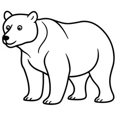 bear-line-art-vector