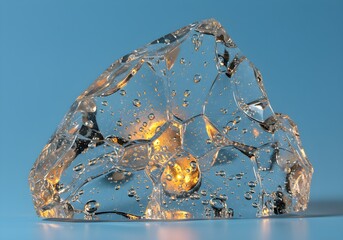 Fototapeta premium Glacial Ice Shard Sculpture