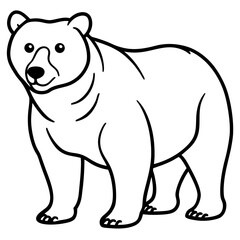 bear-line-art-vector