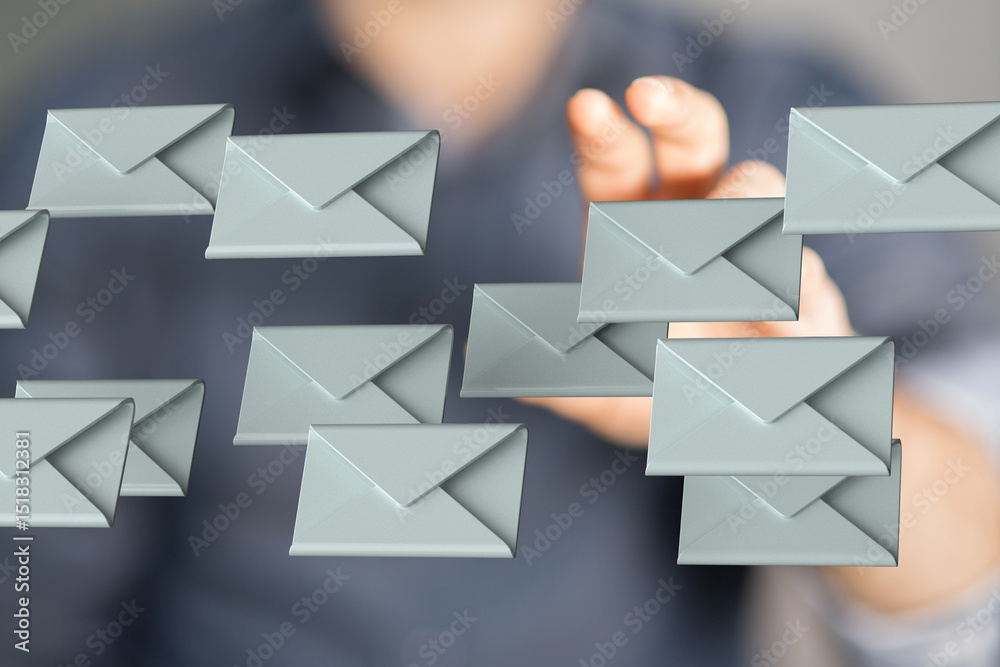 Aufkleber Digital inbox overflowing?  Learn strategies for efficient email management and organization.