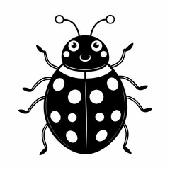 cute ladybug animal cartoon sticker 