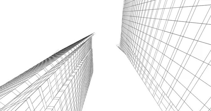 Modern architectural background  3d rendering