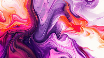 colorful swirls of paint
