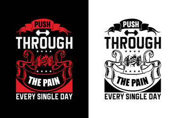 Gym t shirt design