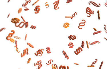 Paragraph in 3d ground panorama