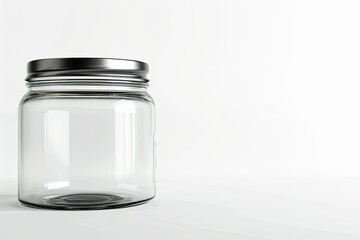 High Definition Picture of Jar Isolated on White Background