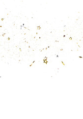 stars gold rainfall in 3d