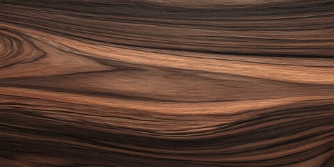 Dark Walnut Wood Grain Texture High-Detail Background Image