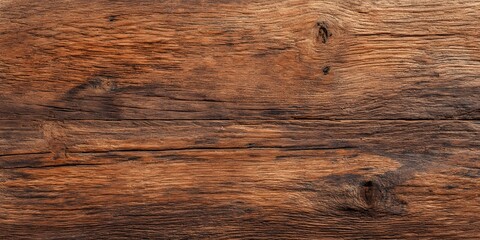 Naklejka premium Rustic Barn Wood Plank Texture Worn Finish, Rich Warm Tones