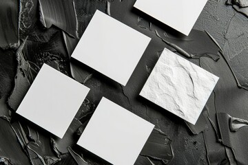 Pixel Perfect Image of Set of Business Card with Messy Composition