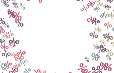 percent rain shopping digital in 3d.