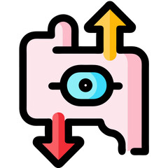 Fototapeta premium Efficient Automation Icon: Symbol of Technological Innovation