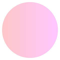 Pastel pink circle.