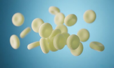 platelets close-up