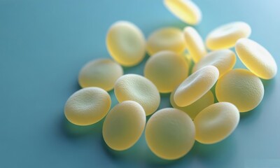 platelets close-up