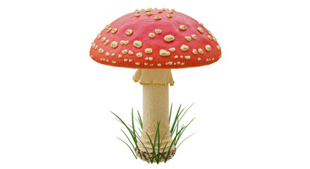 Obraz premium Isolated Fly Agaric Mushroom