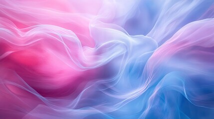 Fototapeta premium A vibrant, flowing fabric display in pastel hues.