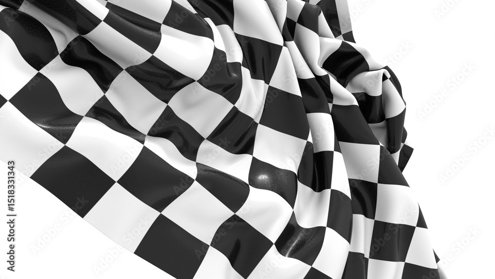 Aufkleber background of checkered flag pattern
