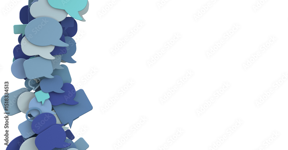 Poster hand holding using mobile phone with email icon on screen. concept of business communication