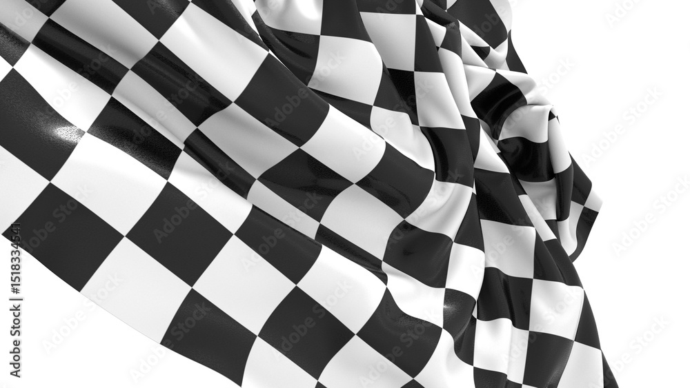 Aufkleber background of checkered flag pattern