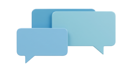 Isolated Speech Bubbles