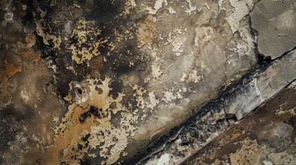 mold growing on wall