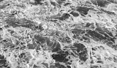 water flowing into the water