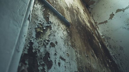 mold growing on wall