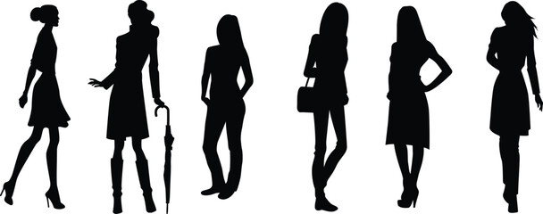 silhouette of a woman in a swimsuit