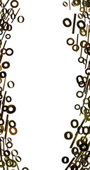 3d Sales icons floating in the air 3D rendering