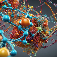 Close-Up Molecular Visualization with Cutaway View