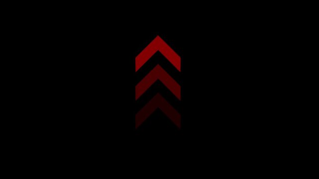 glowing up direction animated arrow icon.neon arrow icon.