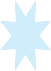 abstract star shape