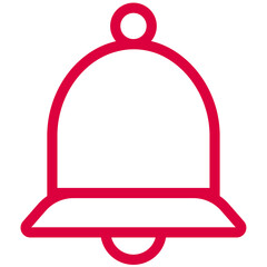 red outline notification icon