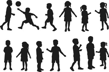 silhouettes of people