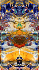 Abstract art background . Hand painting artwork on canvas .