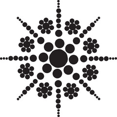 Beautifully crafted mandala vector illustration featuring detailed, symmetrical patterns in a circular layout. Ideal for use in spiritual art, coloring books, meditation visuals, textile design, and d