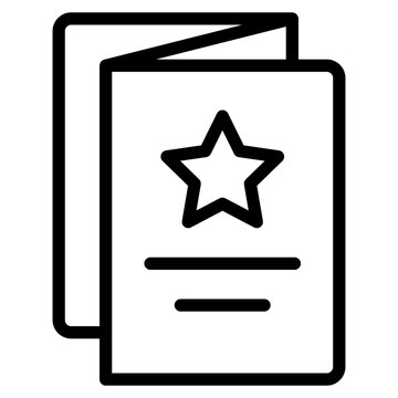 Fliyer icon in vector illustration