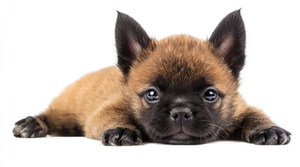 Common Pipistrelle in fly, Pipistrellus pipistrellus, isolated on white background 