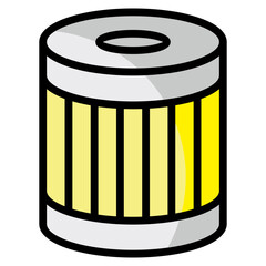 Oil Filter  Icon Element For Design