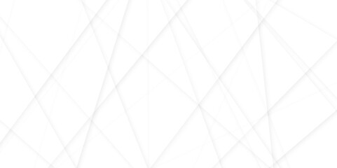 Obraz premium Abstract modern white and gray geometric lines vector background. Squares in bright light with soft shadows as pattern. with geometric line shapes Space design concept.