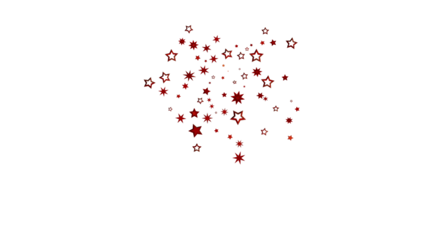 Red Star Burst on White Background