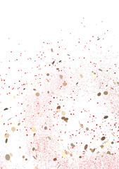 Festive confetti explosion ideal for celebrations, party invitations, and celebratory designs.