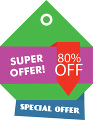 Sale Tag Icon – Discount and Promotion Label Symbol