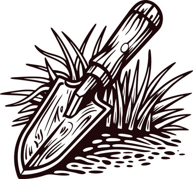 Trowel clip art preview