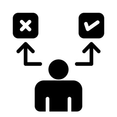 Decisions Glyph Icon