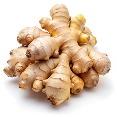 ginger root isolated on white background