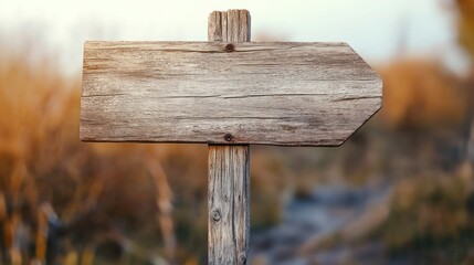 Rustic wooden sign mockup with blank surface, for promotional content or elements, background wallpaper AI generated image